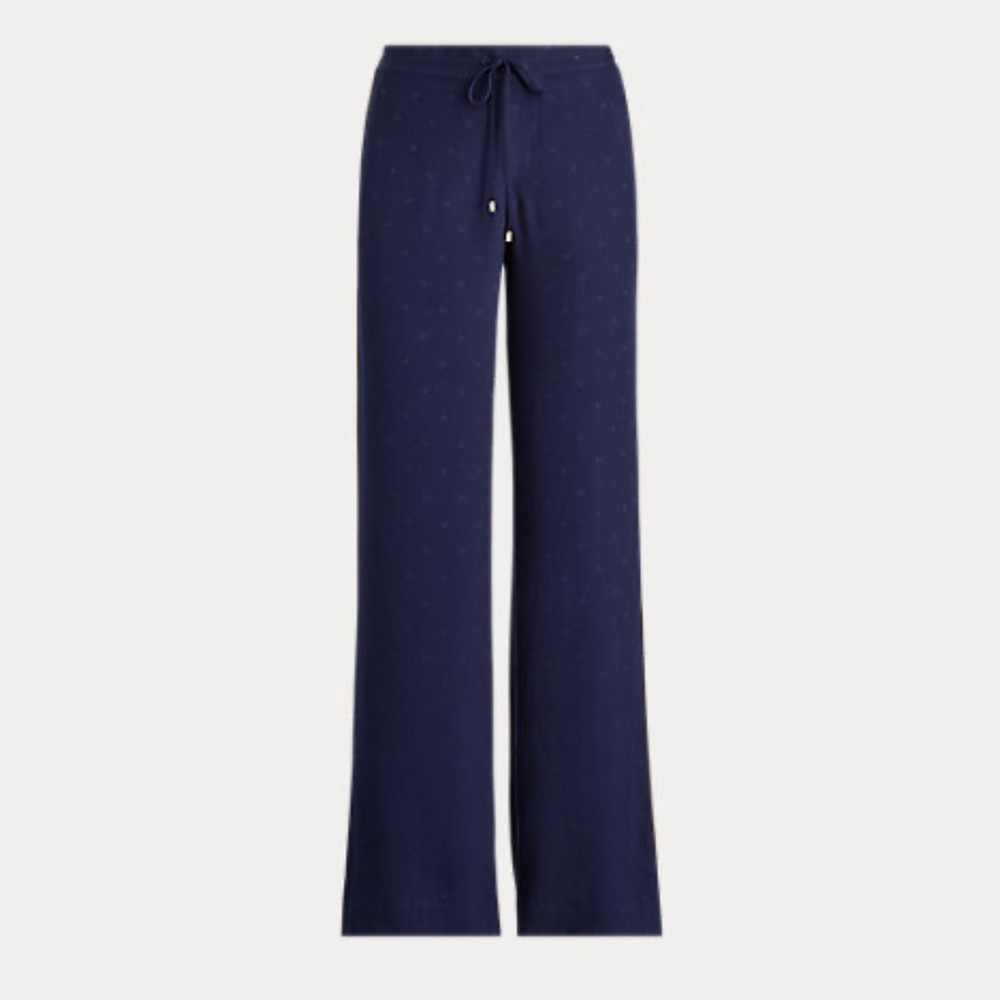 Lauren by Ralph Lauren Wide Leg Tuxedo Stripe Pant